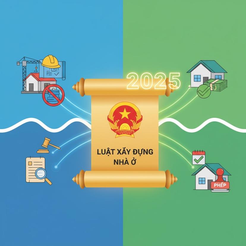 Xây nhà có cần xin giấy phép không? Luật Xây Dựng Nhà Ở 2025 quy định chi tiết thế nào?